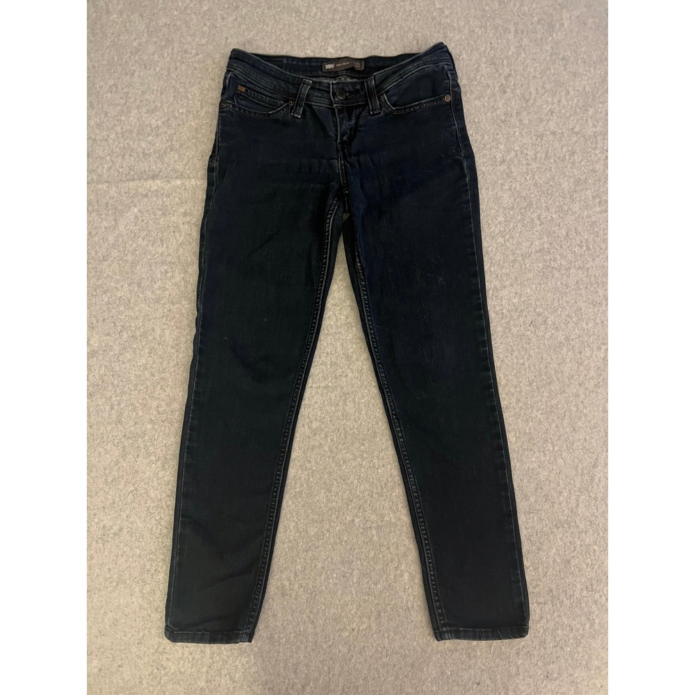 Levi's Demi Curve Jeans Womens Size‎ 27x30 Low Rise Skinny Stretchy Denim Black